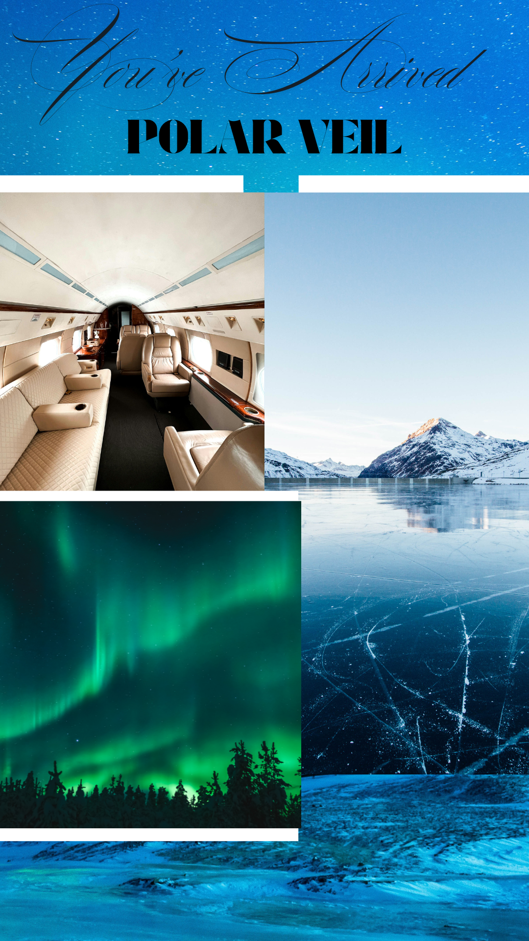 Polar Veil · Luxury Salt Scrub (Spearmint · Juniper Berry · Ambergris)