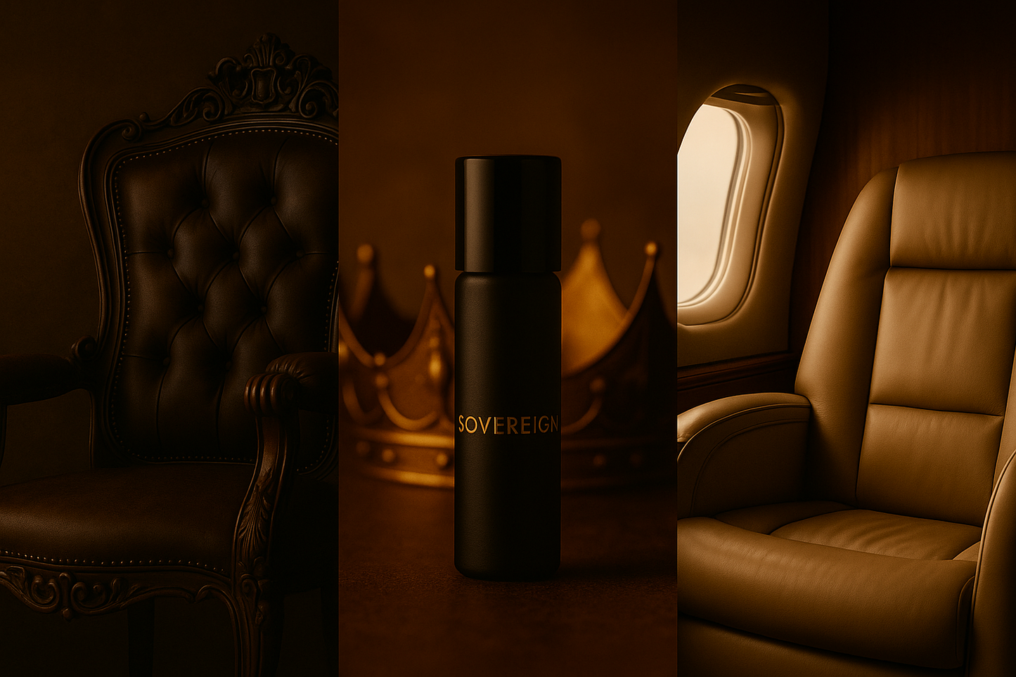 Sovereign Elixir — Oud · Saffron · Dark Resin